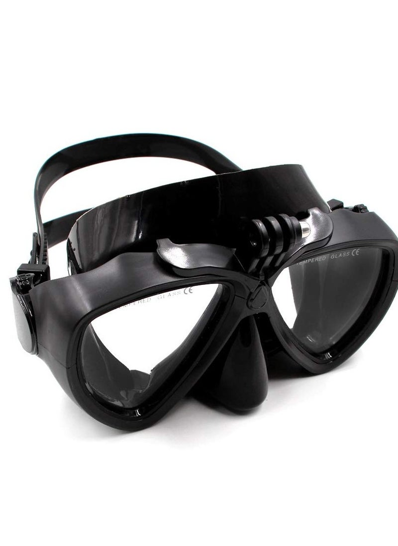 Generic - Diving Goggles with GoPro Compatibility for Hero 7, 6, 5, 4, 3, 2, Session 4, 5, Fusion 360, and DJI Osmo Action Cameras - Capture Underwater Beauty with Snorkel Glasses. - Image 1