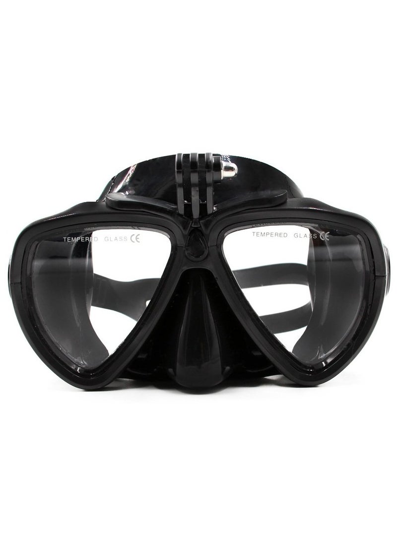 Generic - Diving Goggles with GoPro Compatibility for Hero 7, 6, 5, 4, 3, 2, Session 4, 5, Fusion 360, and DJI Osmo Action Cameras - Capture Underwater Beauty with Snorkel Glasses. - Image 1