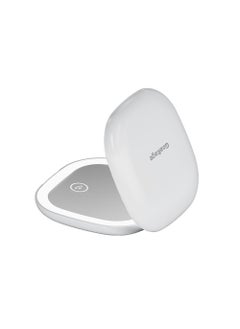 Goaltage MIR01 LumiGlow Travel Makeup Mirror with LED, Rechargeable Battery, 5X Magnifying Function, and Compact Design  - Image 2