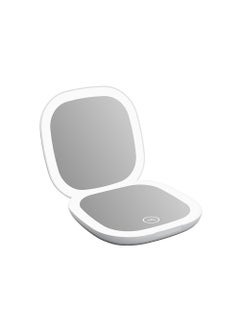 Goaltage MIR01 LumiGlow Travel Makeup Mirror with LED, Rechargeable Battery, 5X Magnifying Function, and Compact Design  - Image 3