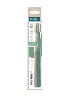 Jordan Jordan Green Clean Medium 2PK Toothbrush  - Image 2