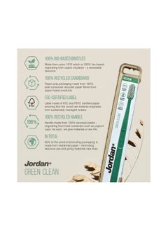 Jordan Jordan Green Clean Medium 2PK Toothbrush  - Image 3