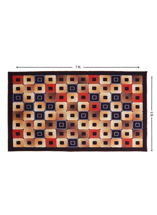 Status Contract Taba Area Rug Multicolour with Antiskid Backing, 152 X 213 Cm  - Image 5