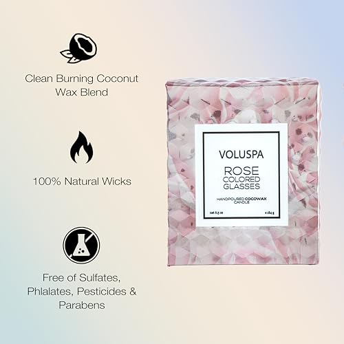 Voluspa Classic - Rose Colored Glasese by Voluspa for Unisex - 6.5 oz Candle - Image 5