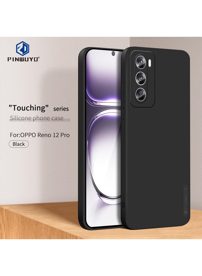 بين دبليو يو واي او جراب لهاتف OPPO Reno12 Pro من سلسلة Global Sense جراب هاتف من السيليكون السائل TPU - Image 2