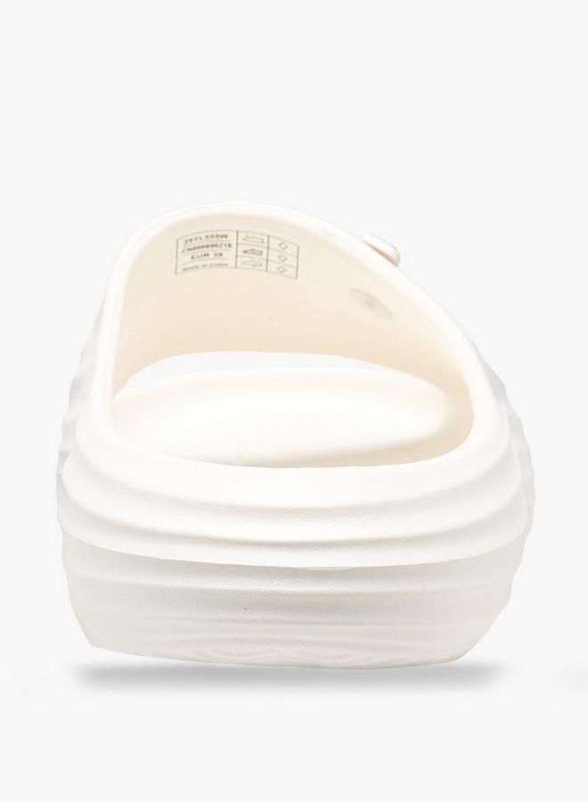 Kappa Women Logo Embossed Slides - Image 4