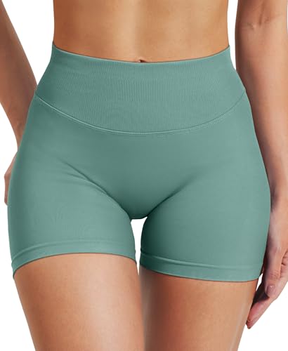 VOYJOY Women Workout Impact Shorts 2.5"/ 3.6"/ 4.5"/ 6" Scrunch Butt Lifting Gym Seamless Booty Biker Shorts - Image 3