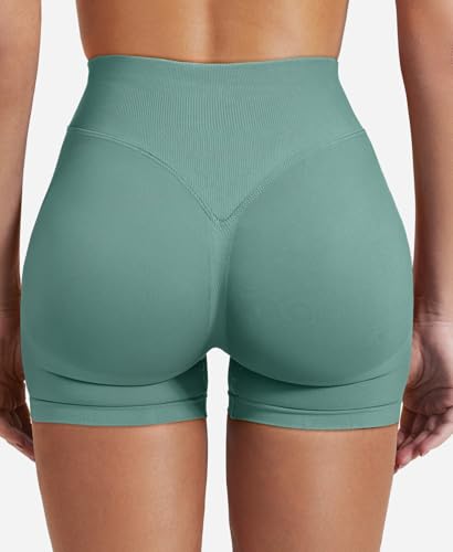 VOYJOY Women Workout Impact Shorts 2.5"/ 3.6"/ 4.5"/ 6" Scrunch Butt Lifting Gym Seamless Booty Biker Shorts - Image 4