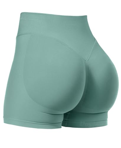 VOYJOY Women Workout Impact Shorts 2.5"/ 3.6"/ 4.5"/ 6" Scrunch Butt Lifting Gym Seamless Booty Biker Shorts - Image 1