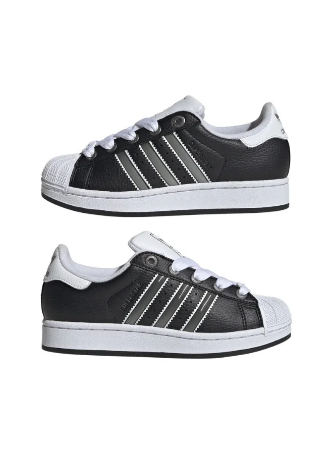 اديداس adidas SUPERSTAR II J Black Originals Kids Shoes