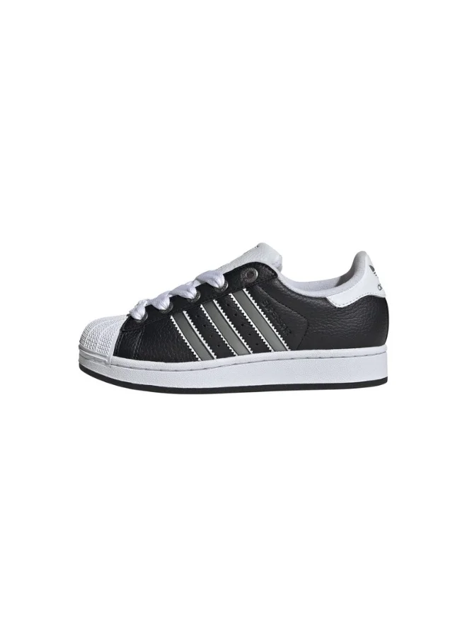 اديداس adidas SUPERSTAR II J Black Originals Kids Shoes