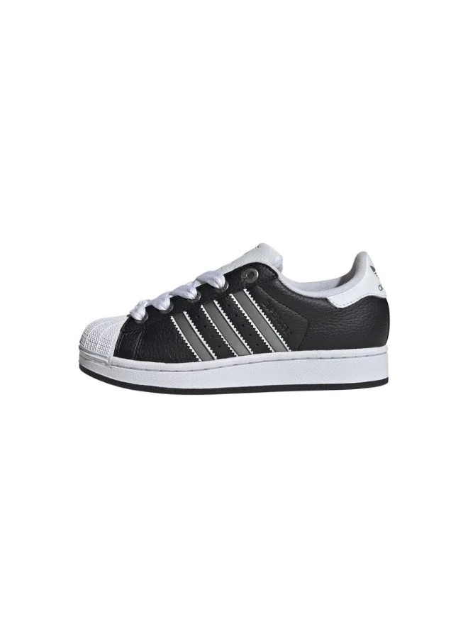 Adidas Adidas Superstar Ii J U Black Originals Shoes For Kids