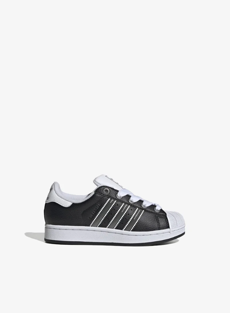 adidas Originals Adidas Superstar Ii J U Black Originals Shoes For Kids