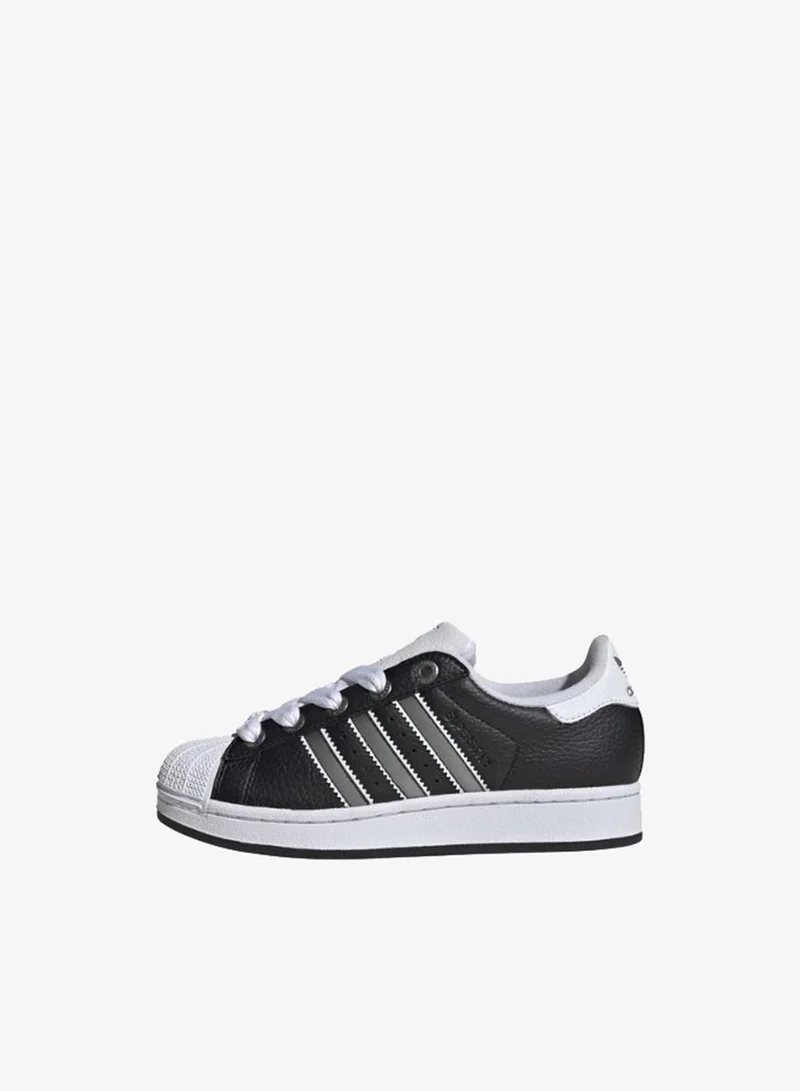adidas Originals Adidas Superstar Ii J U Black Originals Shoes For Kids