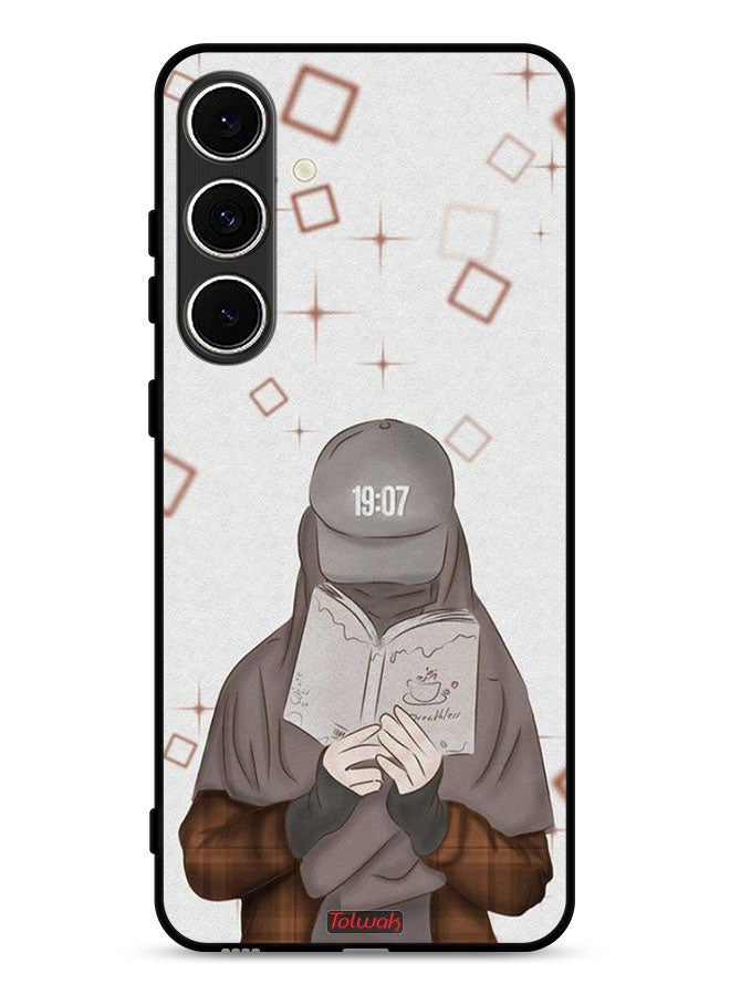 Tolwak Samsung Galaxy A36 5G Protective Case Cover Girl Reading Art - Image 1