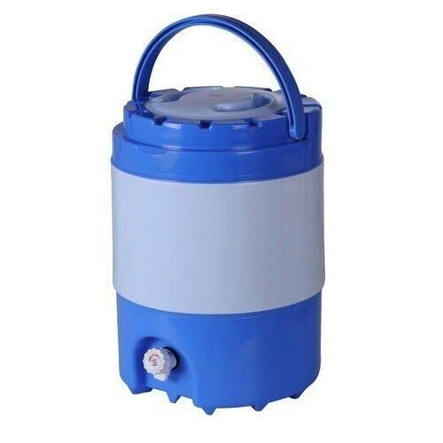 SIDDHI Siddhi 20 Litre CoolChilled Water Jar Insulated Plastic Thermos Flask Dispenser Container with Tap JugSky Blue  - Image 4