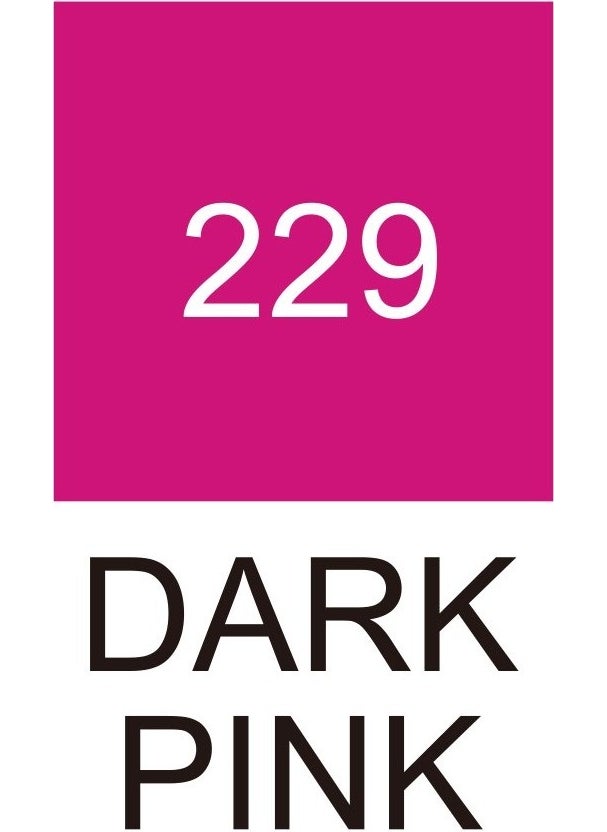 Zig Kurecolor KC3000 Twin S Marker Pen 229 Dark Pink  - Image 3