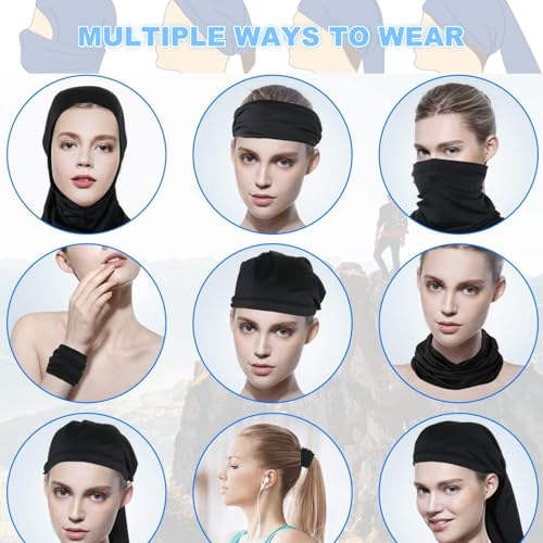 COOLZU 6 Pack Neck Gaiter Face Mask: Scarf Gator Breathable Balaclava Cooling Cover Masks for Men Women (Multicolor-1) - Image 5