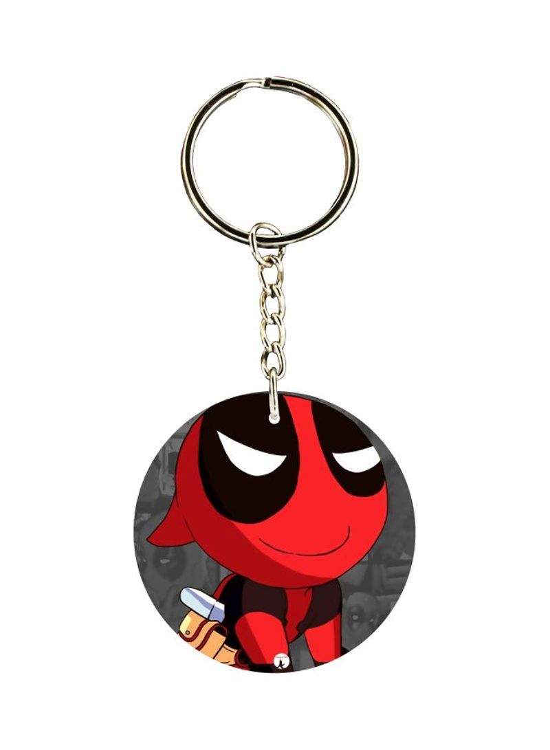 Cartoon Themed Dual Sided Keychain