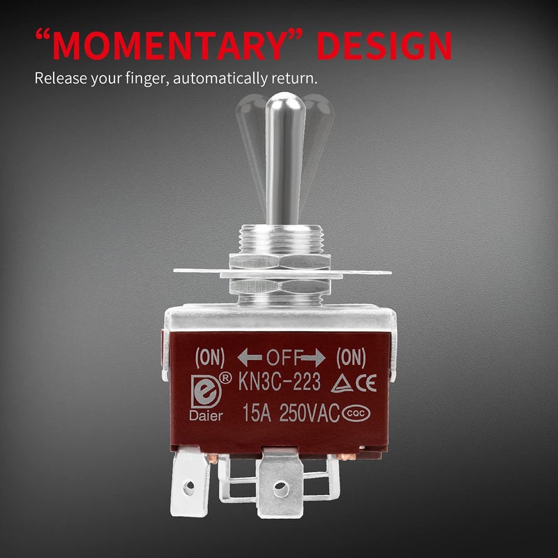 DAIERTEK Waterproof Reverse Polarity Toggle Switch - Image 3