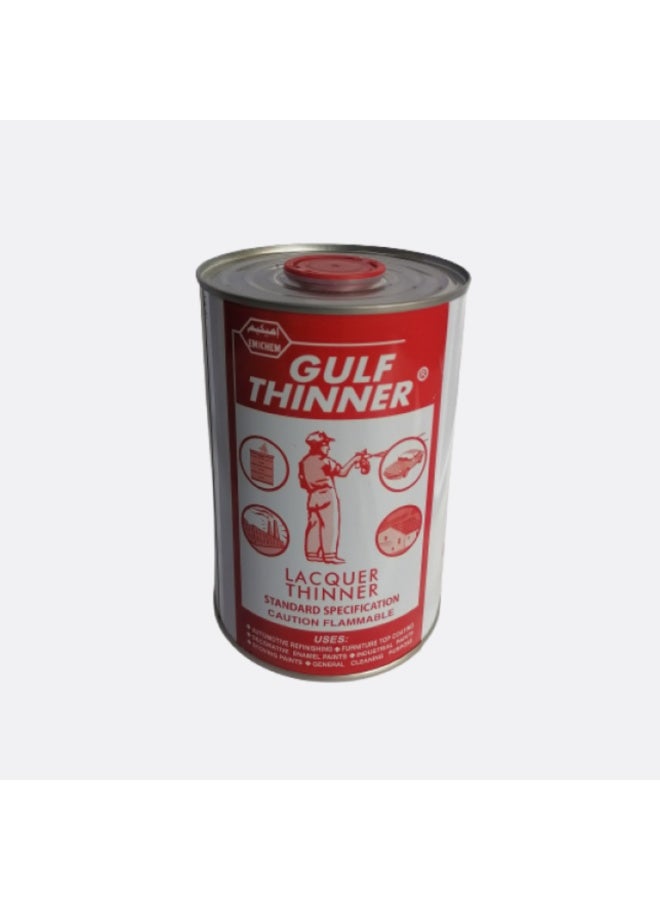 Gulf Thinner Lacquer Thinner - High Performance General Purpose Solvent for Automotive & Furniture (1 Litre) - Image 2