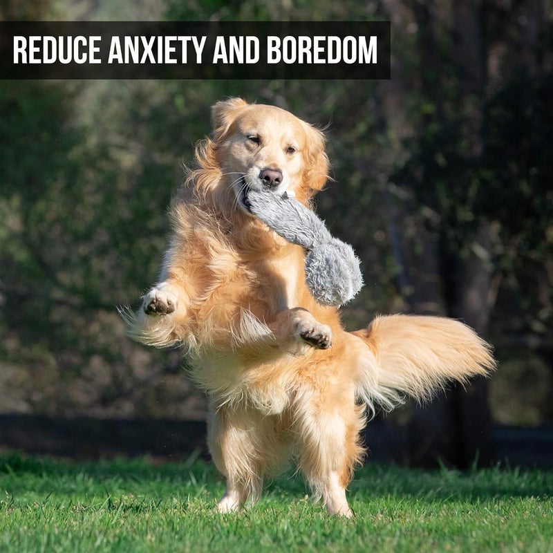 Hyper Pet Doggie Tail - Motion Activated Plush Dog Toy in Grey - Image 3