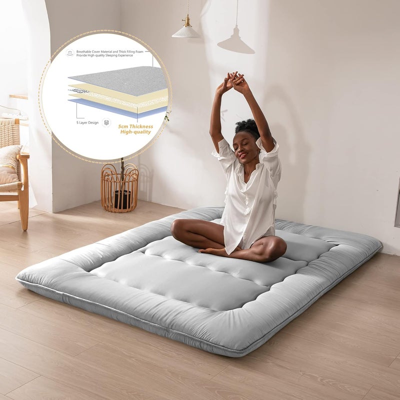 Sharpdo Tatami Mattress 180x200cm Folding Mattress Floor Sleeping Mat  8cm Thickness - Image 5