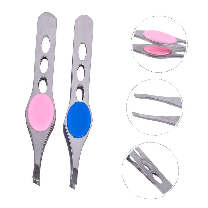 4 قطع مقاطع الحواجب من الفولاذ المقاوم للصدأ لإزالة الشعر وتشكيل طقم التجميل - Image 4