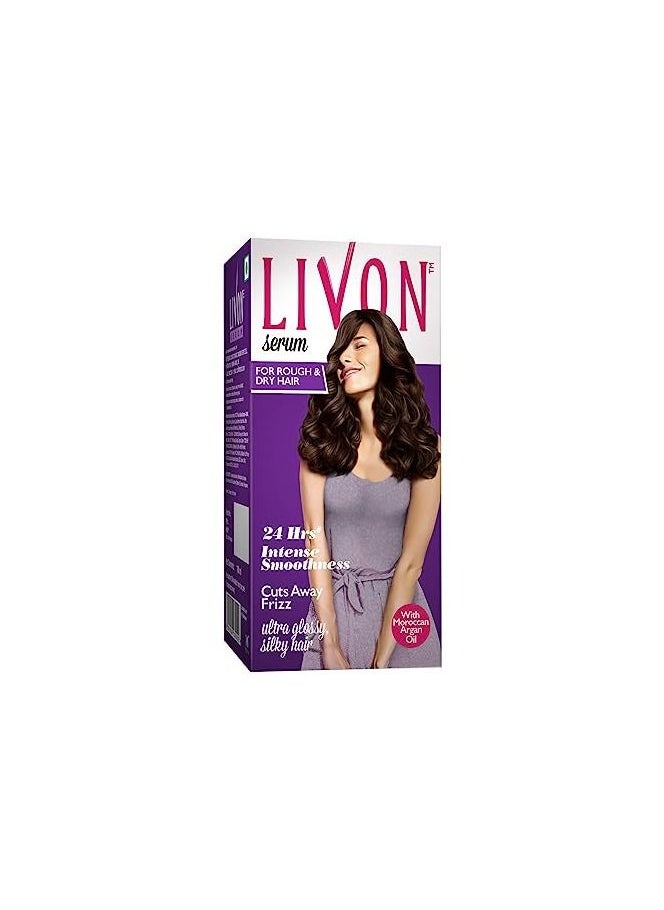 Livon Serum For Women With Argan Oil and Vitamin E And Hair Straightening Serum