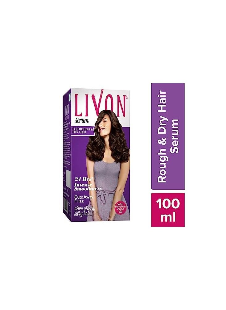 Livon Serum For Women With Argan Oil and Vitamin E And Hair Straightening Serum