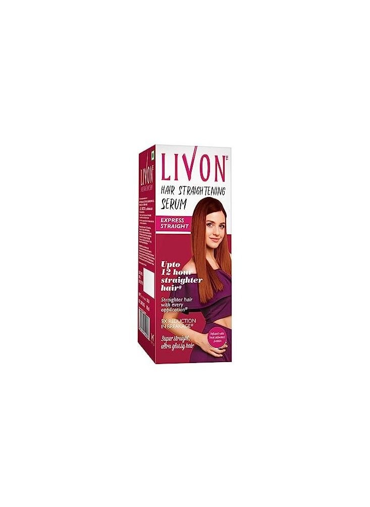 Livon Serum For Women With Argan Oil and Vitamin E And Hair Straightening Serum