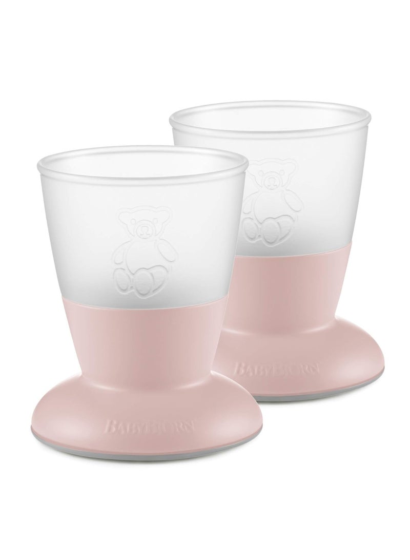 BABYBJORN BabyBjörn Baby Cup, 2-pack, Powder pink  - Image 1