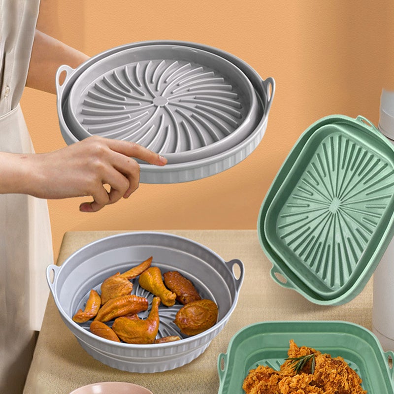 Silicone Air Fryer Pad, Prevents Food Sticking, Easy Cleaning Solution - Image 3