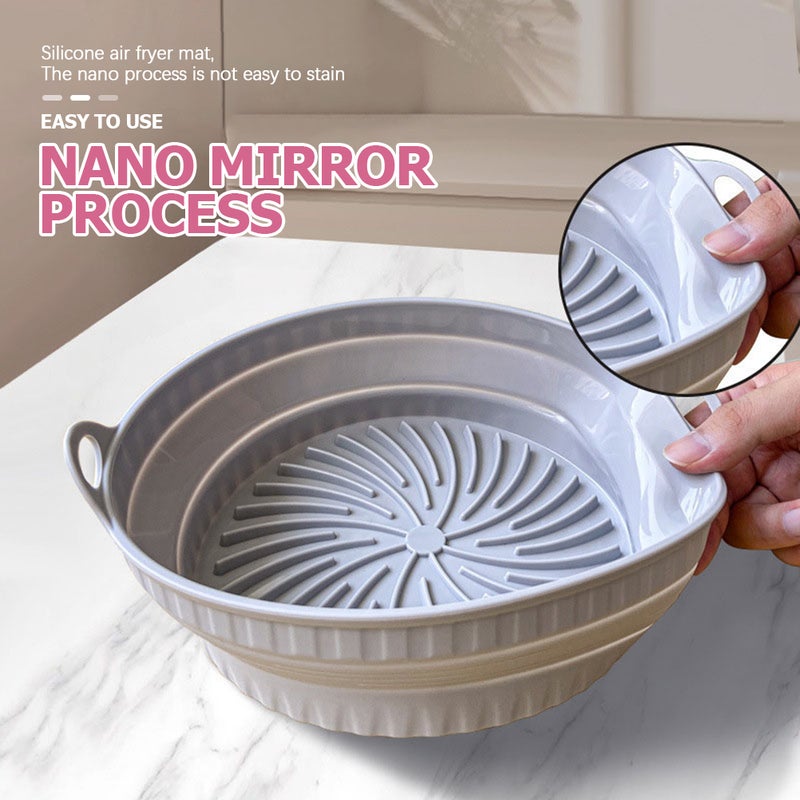 Silicone Air Fryer Pad, Prevents Food Sticking, Easy Cleaning Solution - Image 5