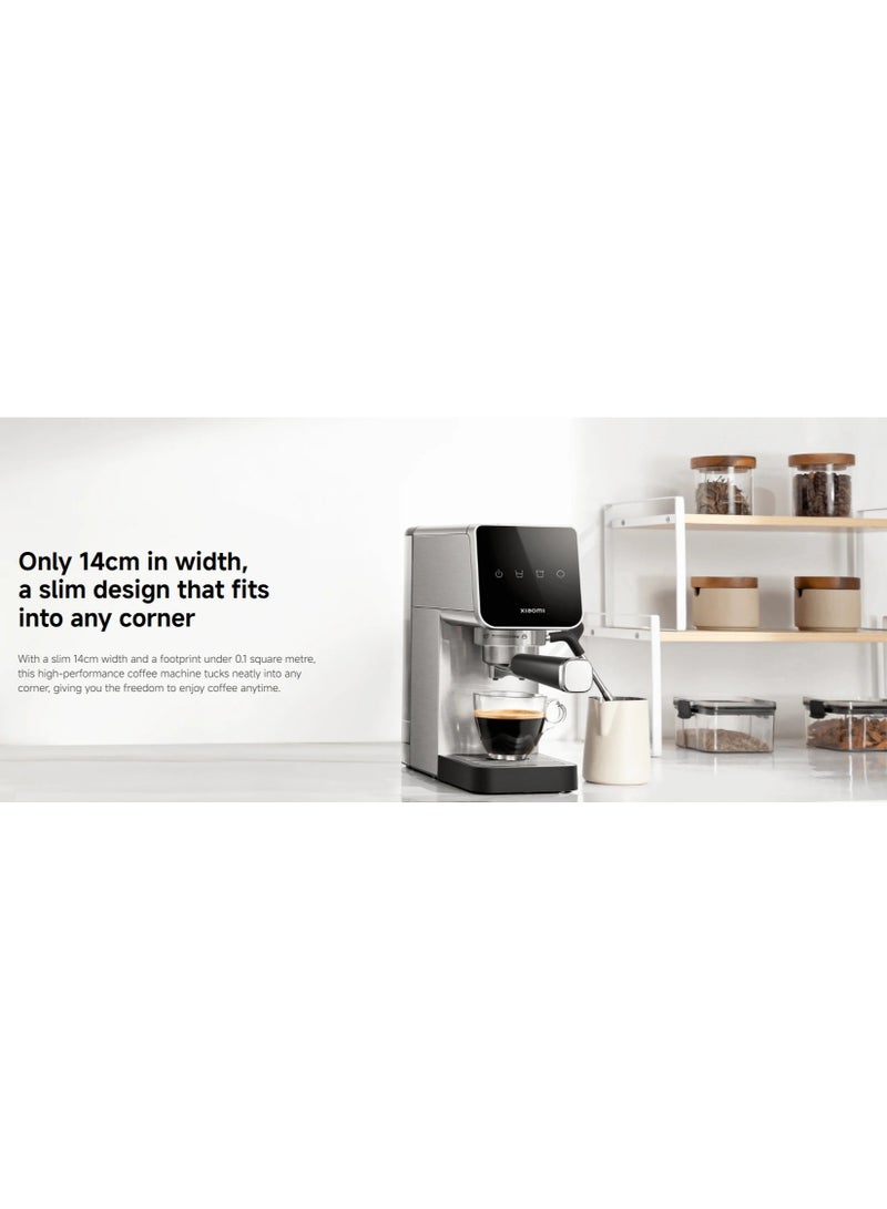Xiaomi Semi-automatic Espresso Machine 0.9 L 1.35 W CME003-EU silver - Image 2