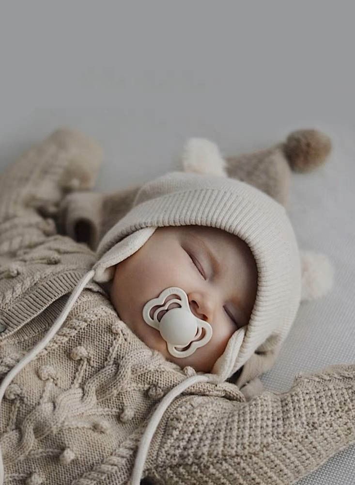 NIBEMINENT Pacifier Size 1, Baby unisex 0-6M , 1-piece Pacifier+ Pacifier chain - Image 2