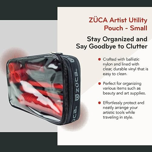 ZUCA Pro & Sport Bag Accessory: Extra-Large Utility MakeUp Pouch - Durable, Spacious Cosmetic Storage Solution For Travel & Professional Use - Image 2