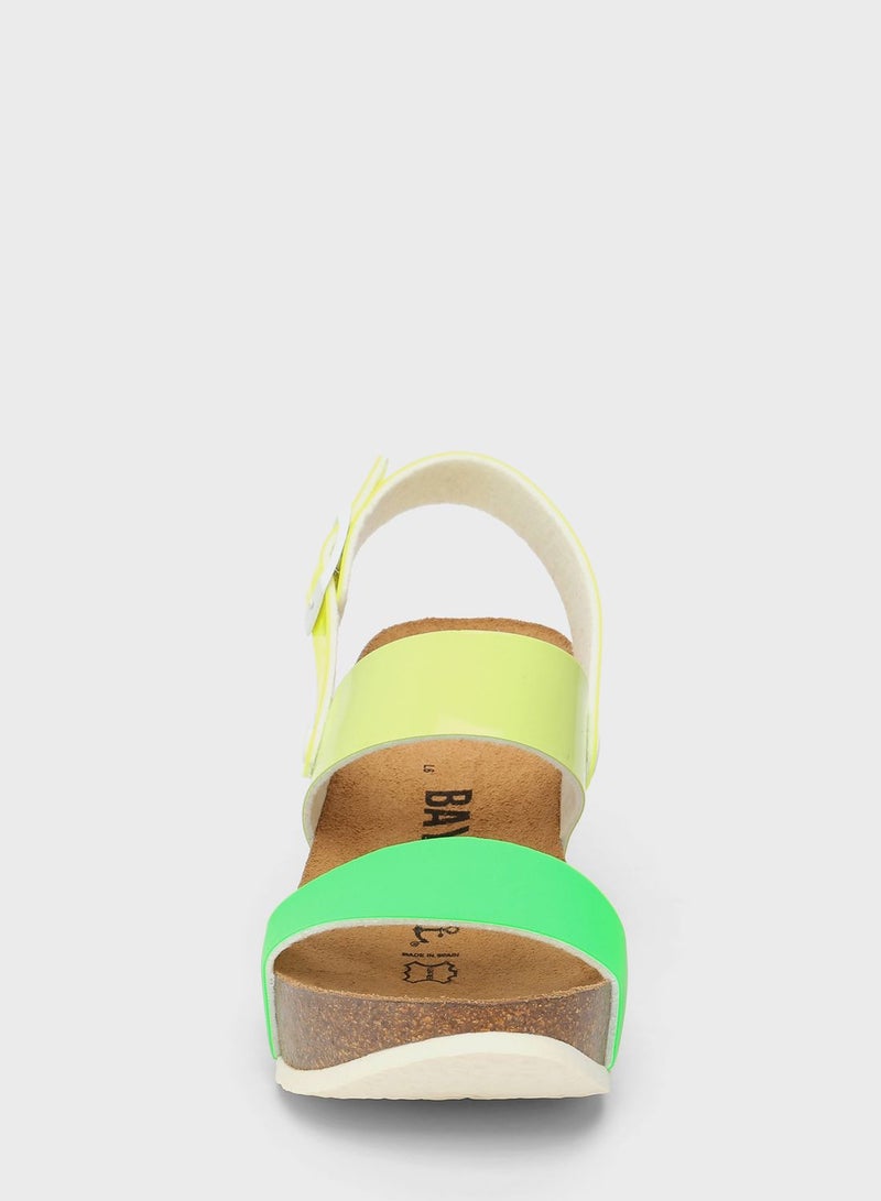 BAYTON Selene Multi Strap Wedge Sandals  - Image 4