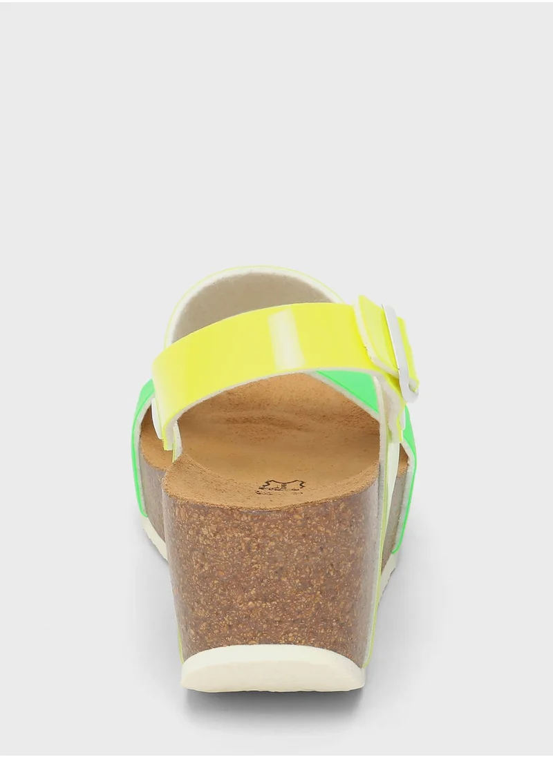 BAYTON Selene Multi Strap Wedge Sandals