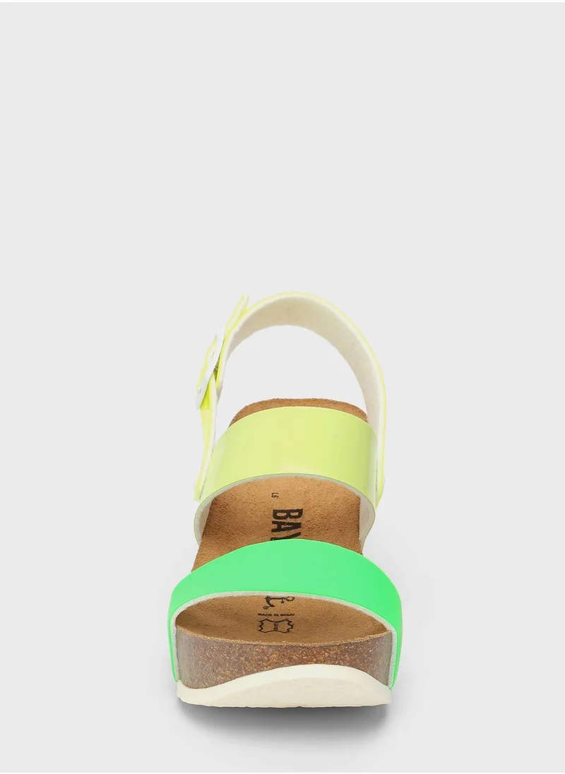 BAYTON Selene Multi Strap Wedge Sandals