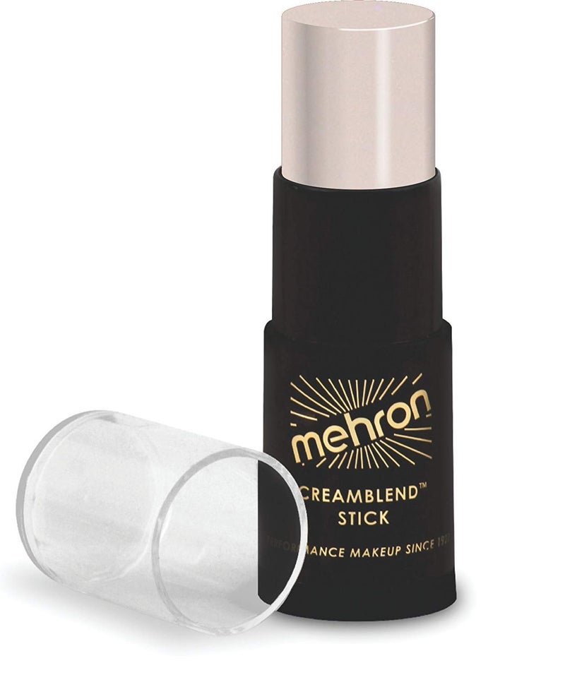 Mehron Makeup CreamBlend Stick | Face Paint, Body Paint, & Foundation Cream Makeup | Perfect for Halloween .75 oz (21 g) (Alabaster) - Image 1