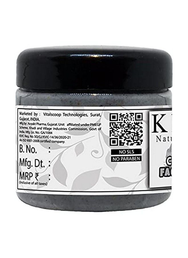 Khadi Natural Herbal Charcoal Face Scrub With Exfoliates Dead Skin | Tan Removal | Oily/Normal Skin | Radiant Glow| 180Gm  - Image 4