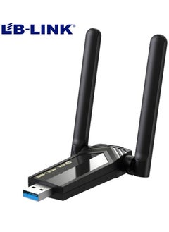LB-LINK LB-Link USB WiFi 6 Adapter AX1800 WiFi 6 (802.11ax)| Dual High Gain Antenna Wireless USB 3.0 Auto Driver, MU-MIMO, WPA3 Security, Supports Windows 10/11,  - Image 1