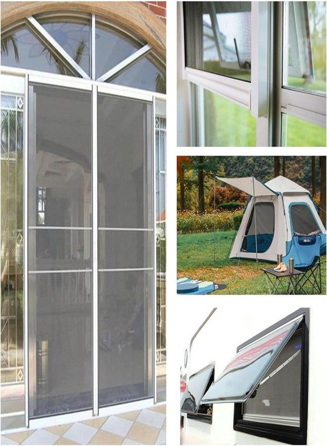 BRIGHTZONE Window Screen Repair Tap, Strong Adhesive & Waterproof Window Mosquito net Covering Mesh Tape for Door Tears Holes Screen Patch Repair (200Cm X 5CM) - Image 2