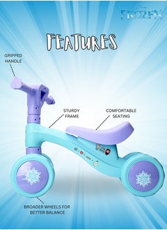 Frozen Ride On Toys for Kids, Baby Ride on Scooter, Gift for Girls, Balance Bike Anti Skid No Pedal, Toddler Bicycle , 2 years-4 years, Blue - pzsku/ZE31A3A108C115B95EECBZ/45/_/1739789254/44787166-13f4-4598-a82c-59ac011791e7