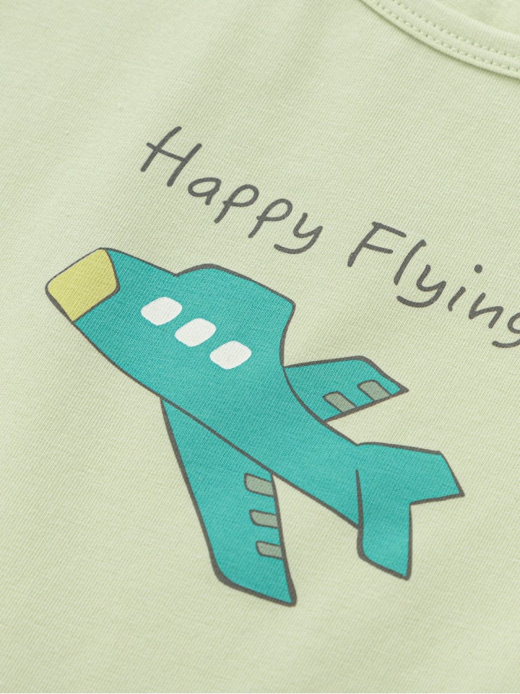 بالابالا طقم فانيلات قطنية بدون أكمام من قطعتين للأولاد - Image 4