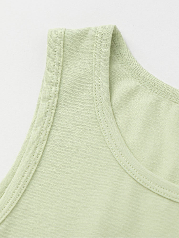 بالابالا طقم فانيلات قطنية بدون أكمام من قطعتين للأولاد - Image 3