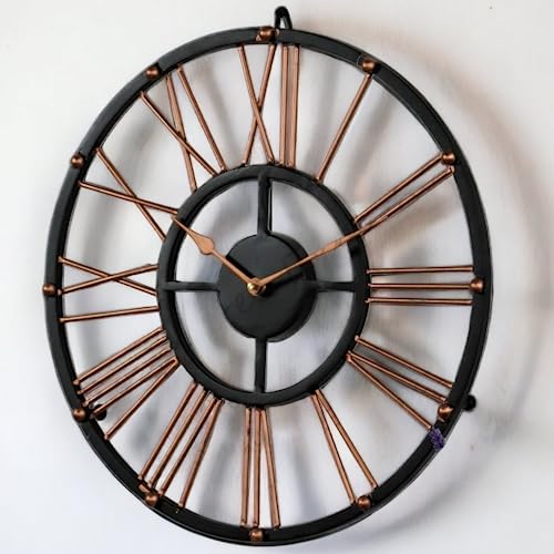 Vintage Clock Vintage Handicraft Iron Decorative Art Ware/Handcrafted Decorative Wall Art Clock/VC-9108-15 - Image 1