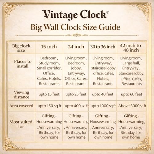 Vintage Clock Vintage Handicraft Iron Decorative Art Ware/Handcrafted Decorative Wall Art Clock/VC-9108-15 - Image 4