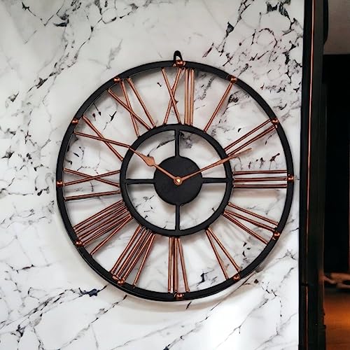 Vintage Clock Vintage Handicraft Iron Decorative Art Ware/Handcrafted Decorative Wall Art Clock/VC-9108-15 - Image 3